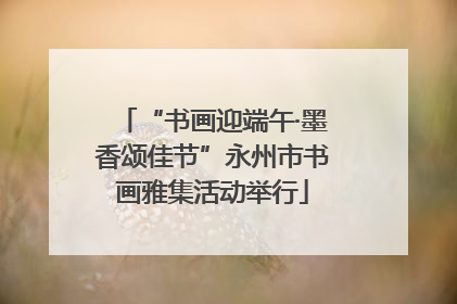 “书画迎端午·墨香颂佳节”永州市书画雅集活动举行