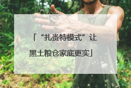“扎赉特模式”让黑土粮仓家底更实