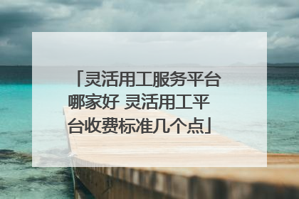灵活用工服务平台哪家好 灵活用工平台收费标准几个点