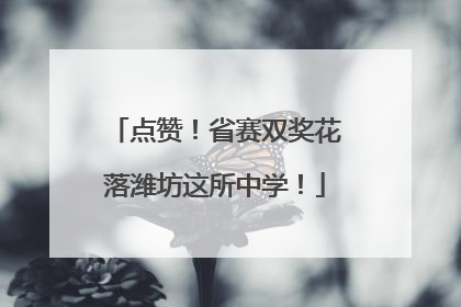 点赞！省赛双奖花落潍坊这所中学！