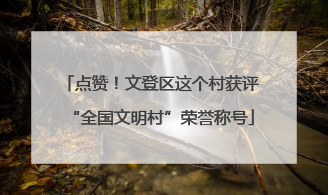 点赞！文登区这个村获评“全国文明村”荣誉称号