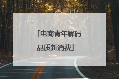 电商青年解码品质新消费