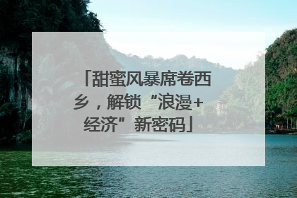 甜蜜风暴席卷西乡，解锁“浪漫+经济”新密码