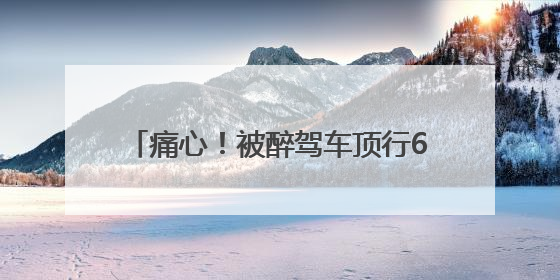 痛心！被醉驾车顶行600多米的交警蒋仲超，昏迷12天后牺牲