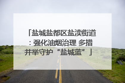 盐城盐都区盐渎街道：强化油烟治理 多措并举守护“盐城蓝”