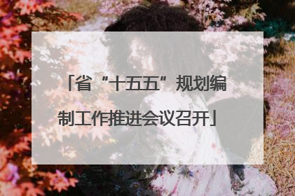 省“十五五”规划编制工作推进会议召开