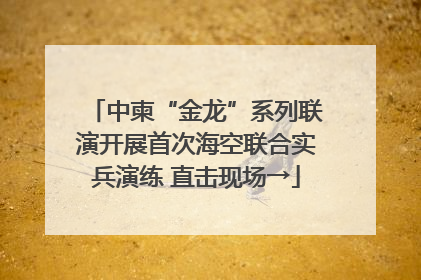 中柬“金龙”系列联演开展首次海空联合实兵演练 直击现场→