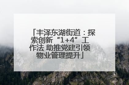 丰泽东湖街道：探索创新“1+4”工作法 助推党建引领物业管理提升