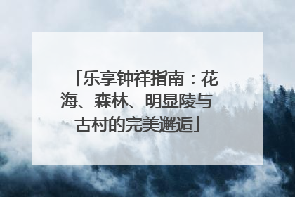 乐享钟祥指南：花海、森林、明显陵与古村的完美邂逅