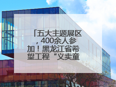 五大主题展区，400余人参加！黑龙江省希望工程“义卖童园”活动举行