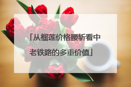 从榴莲价格腰斩看中老铁路的多重价值
