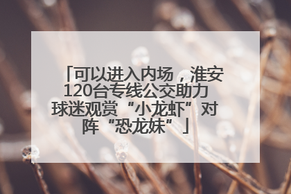 可以进入内场，淮安120台专线公交助力球迷观赏“小龙虾”对阵“恐龙妹”