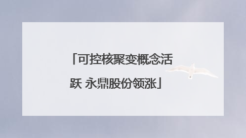 可控核聚变概念活跃 永鼎股份领涨