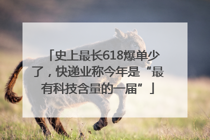 史上最长618爆单少了，快递业称今年是“最有科技含量的一届”