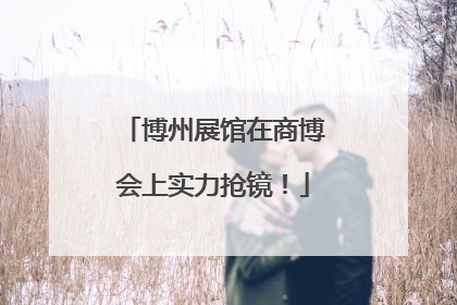 博州展馆在商博会上实力抢镜！