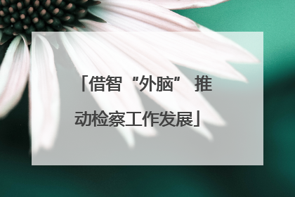 借智“外脑” 推动检察工作发展