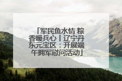 军民鱼水情 粽香暖兵心丨辽宁丹东元宝区：开展端午拥军慰问活动