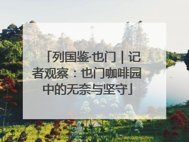 列国鉴·也门｜记者观察：也门咖啡园中的无奈与坚守