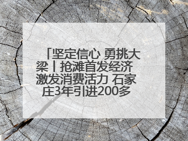 坚定信心 勇挑大梁丨抢滩首发经济 激发消费活力 石家庄3年引进200多家品牌首店