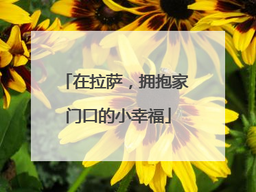 在拉萨，拥抱家门口的小幸福