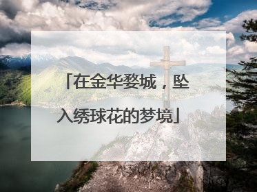 在金华婺城，坠入绣球花的梦境