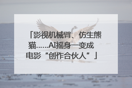 影视机械臂、仿生熊猫……AI摇身一变成电影“创作合伙人”