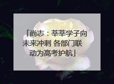 尚志：莘莘学子向未来冲刺 各部门联动为高考护航