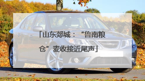 山东郯城：“鲁南粮仓”麦收接近尾声