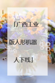 广西工业版人形机器人下线