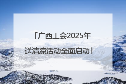 广西工会2025年送清凉活动全面启动