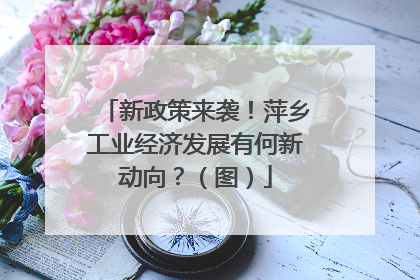 新政策来袭！萍乡工业经济发展有何新动向？（图）
