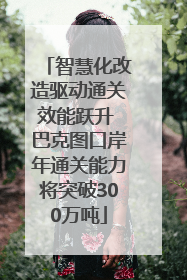 智慧化改造驱动通关效能跃升 巴克图口岸年通关能力将突破300万吨