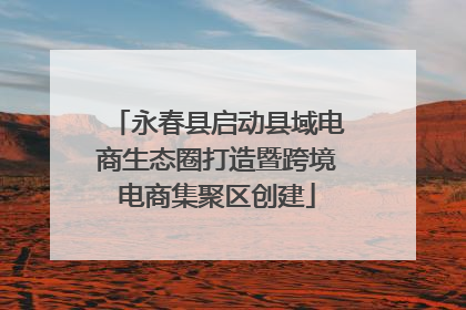 永春县启动县域电商生态圈打造暨跨境电商集聚区创建