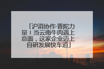 沪滇协作·普陀力量〡当云南牛肉遇上意面，这家企业迈上自研发展快车道