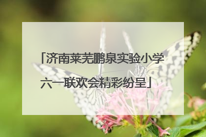 济南莱芜鹏泉实验小学六一联欢会精彩纷呈