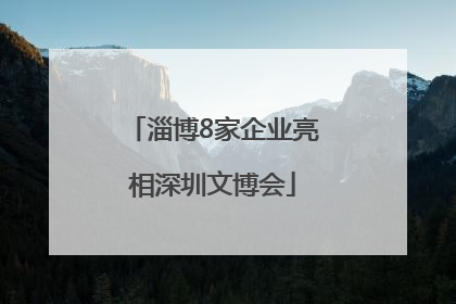 淄博8家企业亮相深圳文博会