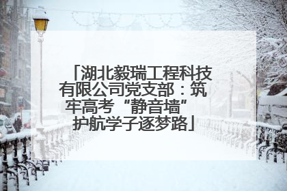 湖北毅瑞工程科技有限公司党支部：筑牢高考“静音墙” 护航学子逐梦路
