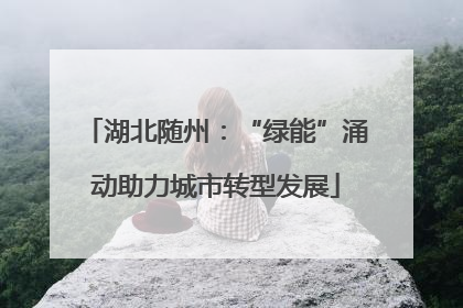 湖北随州：“绿能”涌动助力城市转型发展