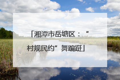 湘潭市岳塘区：“村规民约”舞蹁跹