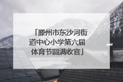 滕州市东沙河街道中心小学第六届体育节圆满收官