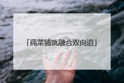 莼菜铺就融合双向道