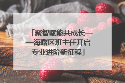 聚智赋能共成长——海曙区班主任开启专业进阶新征程