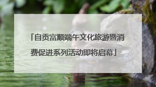 自贡富顺端午文化旅游暨消费促进系列活动即将启幕