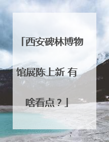 西安碑林博物馆展陈上新 有啥看点？