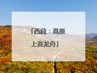 西藏：高原上赛龙舟