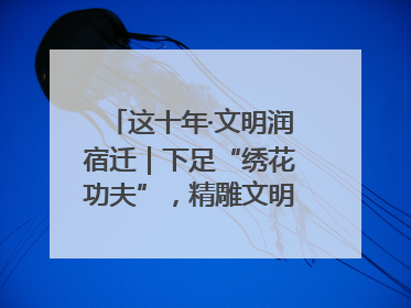 这十年·文明润宿迁｜下足“绣花功夫”，精雕文明城市品质
