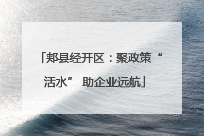 郏县经开区:聚政策“活水” 助企业远航