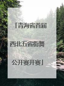 青海省首届西北五省街舞公开赛开赛