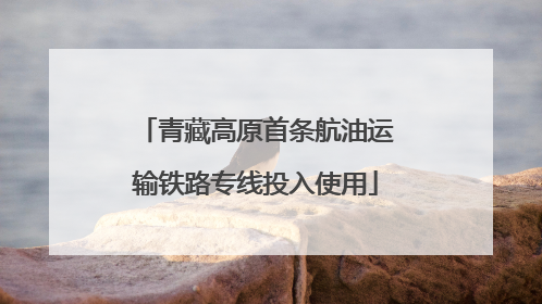 青藏高原首条航油运输铁路专线投入使用