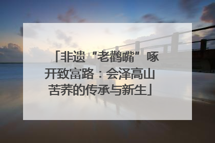 非遗“老鹳嘴”啄开致富路：会泽高山苦荞的传承与新生